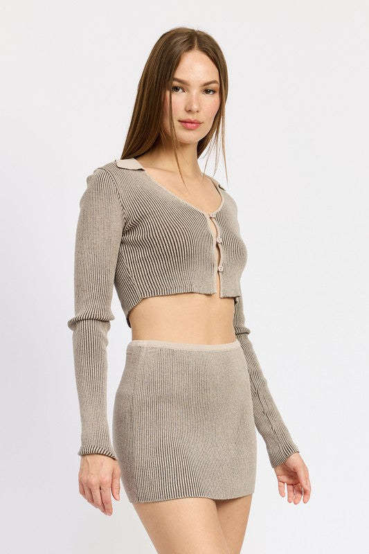 Scoop Neck Cardigan