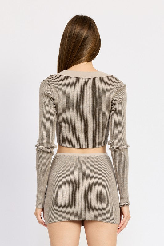 Scoop Neck Cardigan