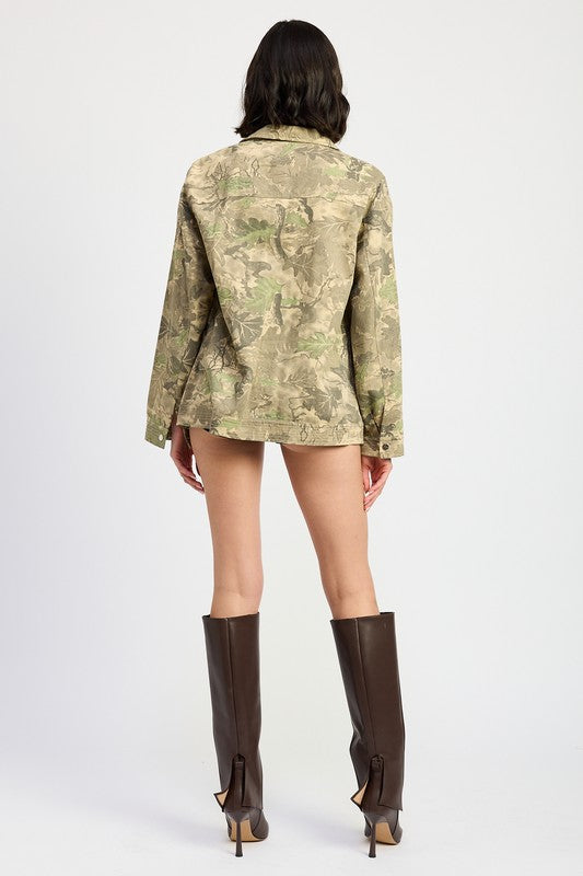 Camouflage Twill Jacket