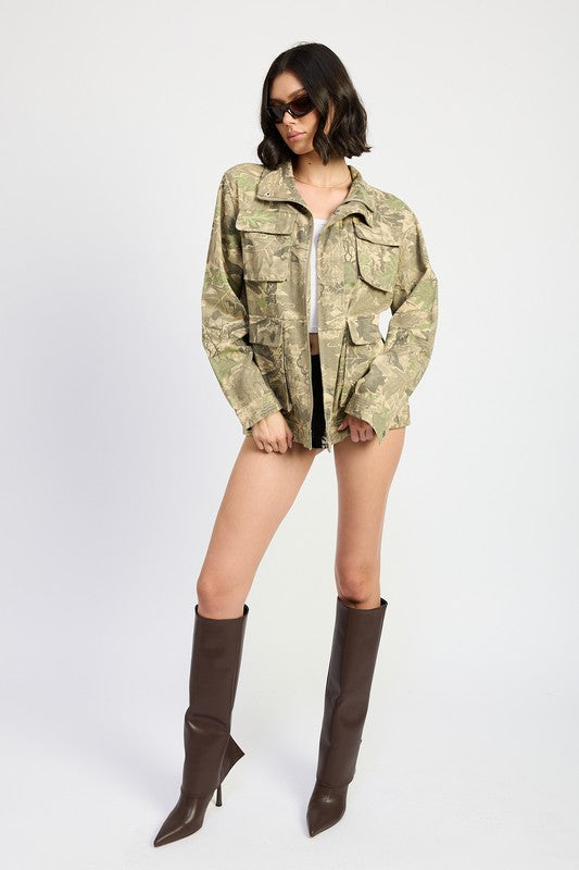 Camouflage Twill Jacket