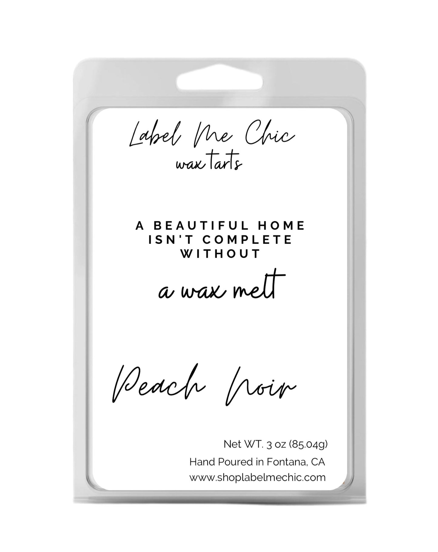 Wax Tarts - Peach Noir -Label Me Chic