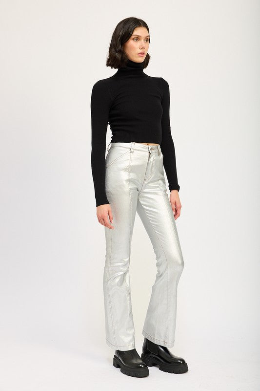 Turtle Neck Long Sleeve Top