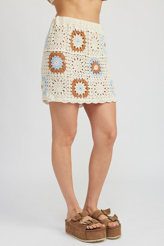 Crochet Mini Skirt