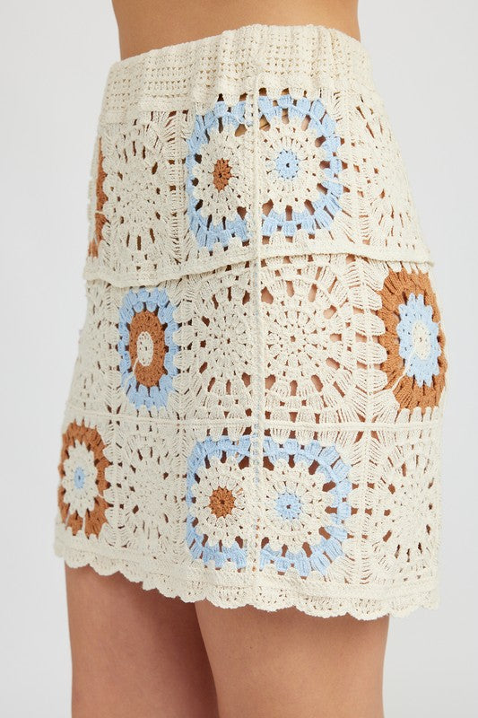 Crochet Mini Skirt