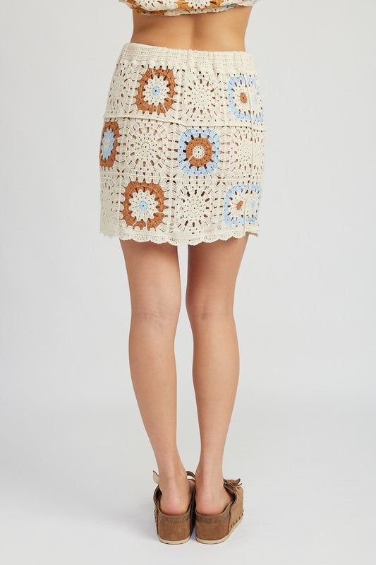 Crochet Mini Skirt