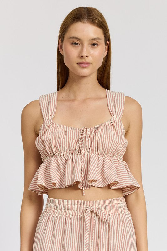 Babydoll Cropped Top