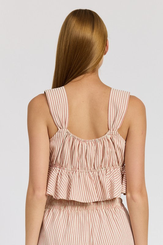 Babydoll Cropped Top