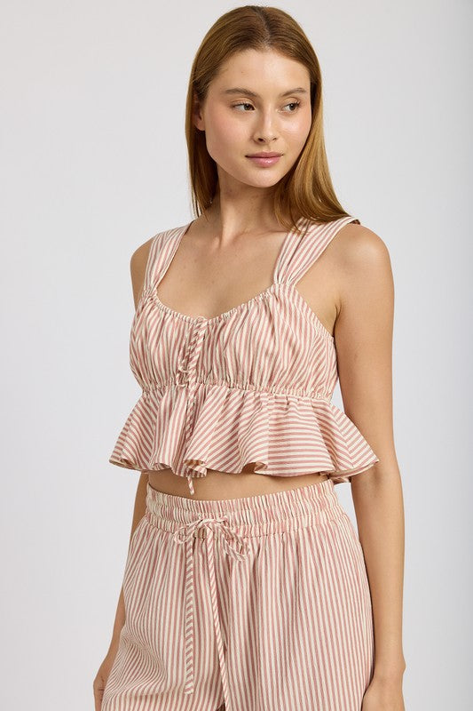 Babydoll Cropped Top