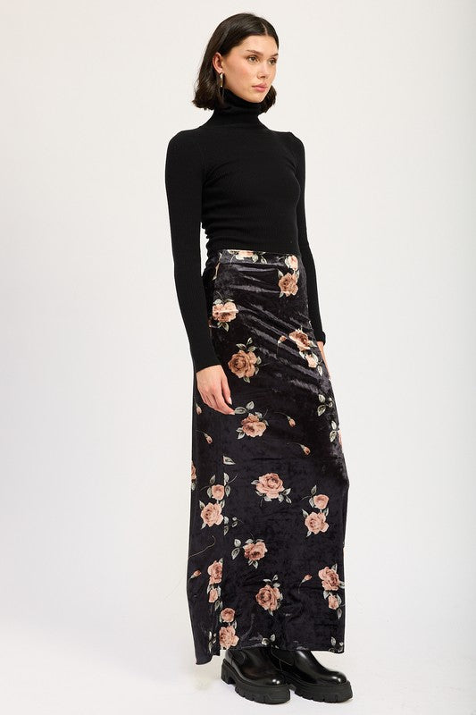 High Waist Maxi Pencil Skirt