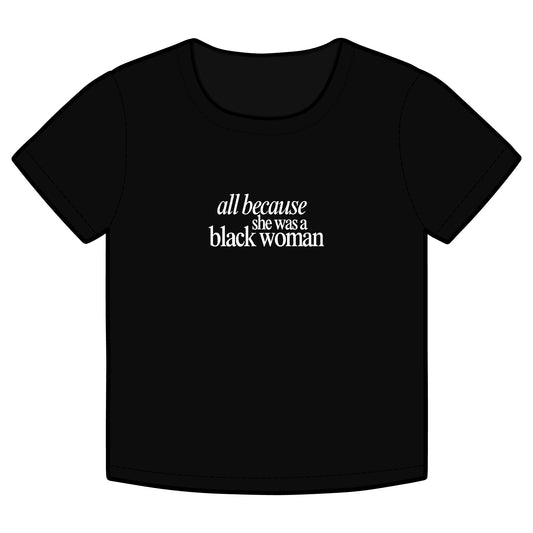 Because....Organic Rib Baby Tee