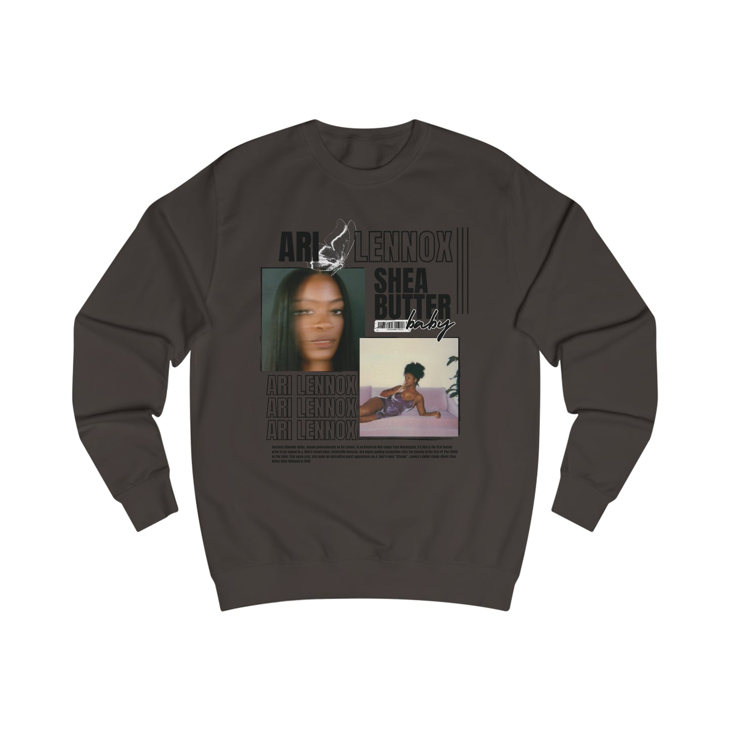 Women’s Casual Rapper/Singer  Ari Lennox Inspired Crewneck Sweatshirt