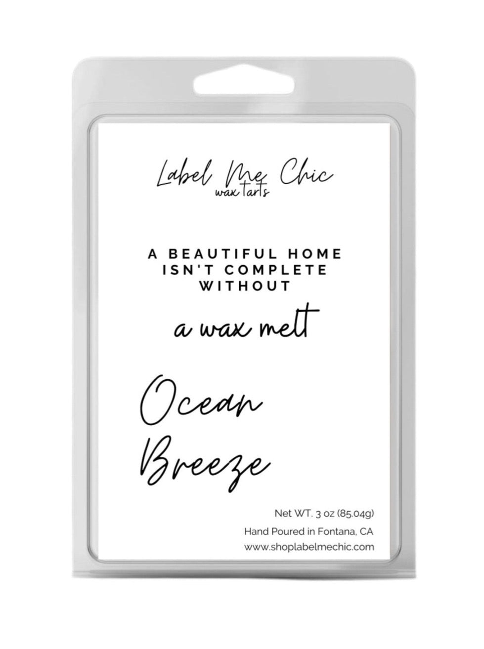 Wax Tarts - Sea Salt + Sage -Label Me Chic